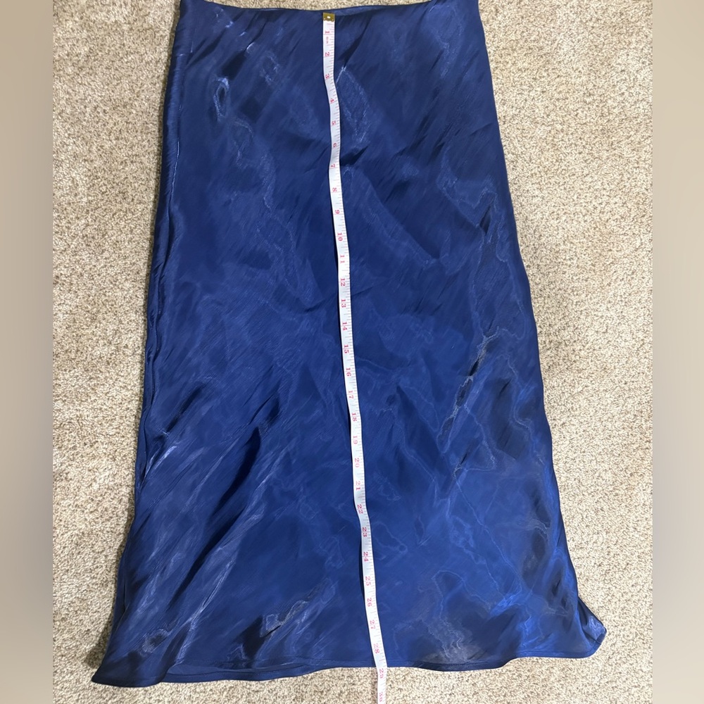 Satin Anthropologie Skirt - Picture 4 of 5